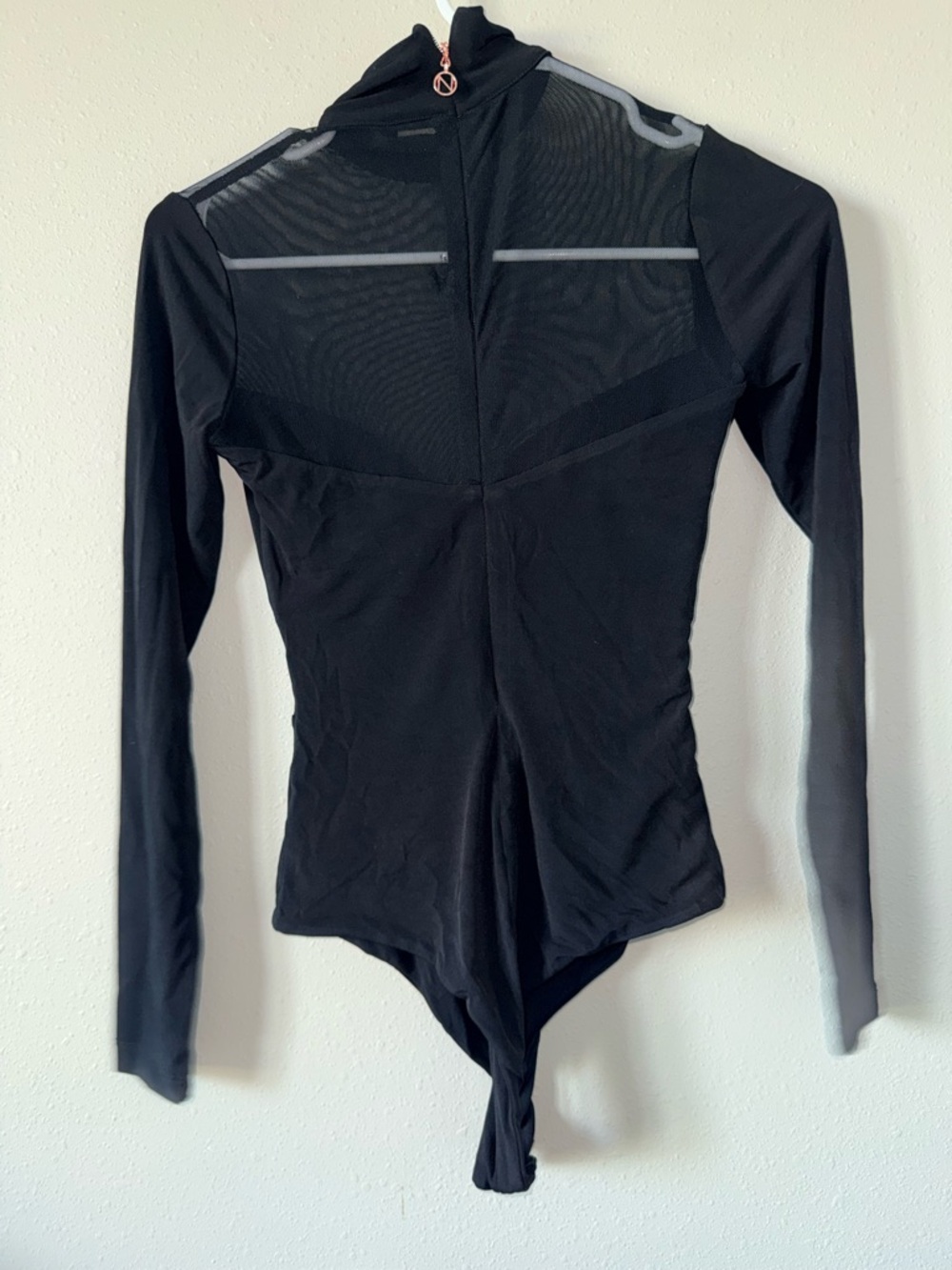 New with Flaw Nookie HYPNOTISE MESH BODYSUIT Medium Black Long Sleeve - Picture 5 of 7